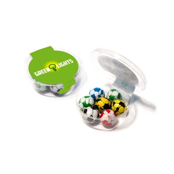 Eco Range - Eco Midi Pot - Chocolate Footballs