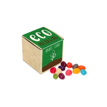 Eco Range - Eco Kraft Cube - Jelly Bean Factory - 50g