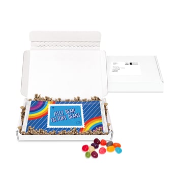 Gift Boxes - Mini White Postal Box - Flow Bag - Jelly Bean Factory