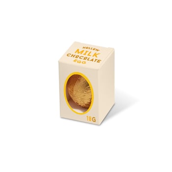 Eco Mini Egg Box - Hollow Chocolate Eggs