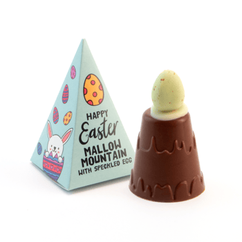Easter - Eco Pyramid Box - Mallow Mountain with Speckled Egg