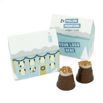 Winter Collection - Eco House Box - Mallow Mountain with Hazelnut Sprinkles - x 2