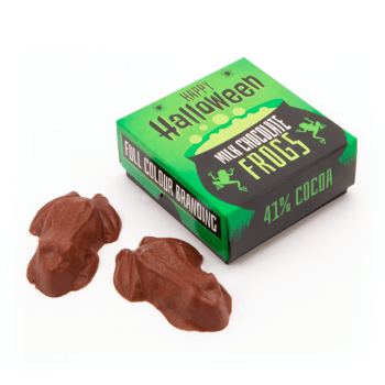 Halloween - Eco Treat Box - Milk Chocolate Frogs - x 2