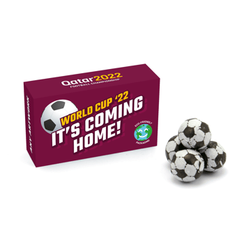 Eco Maxi Box - Chocolate Footballs